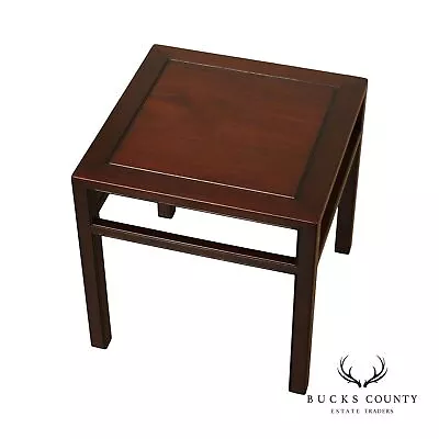Saybolt Cleland Ming Style Square Mahogany End Table • $435