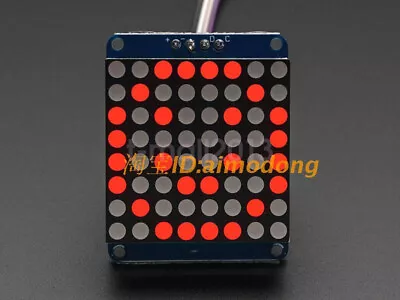 £10.78 • Buy New 1.2' 8X8 Red Dot Matrix LED Display IIC For Arduino