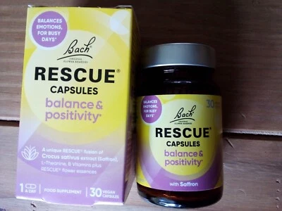 £7.99 • Buy Bach Rescue Remedy Capsules FOR BALANCE AND POSITIVITY