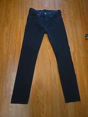 Levis 510 Skinny Fit Size Tag 30x32 Measures 30x30 Dark Wash Blue Denim Jeans  • $12.99