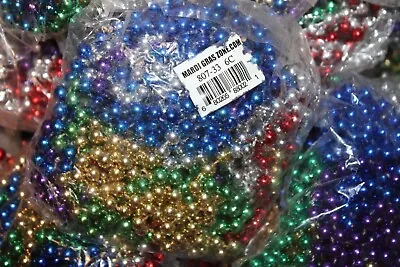 12 Mardi Gras Beads Bulk Lot Necklaces Party Favors Multi-color New! • $11.66