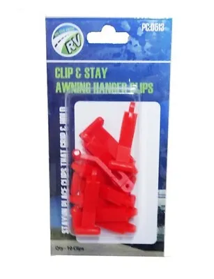 Clip & Stay Awning Hanger Clips Grip Hang Caravan Camper Accessories Parts • $9