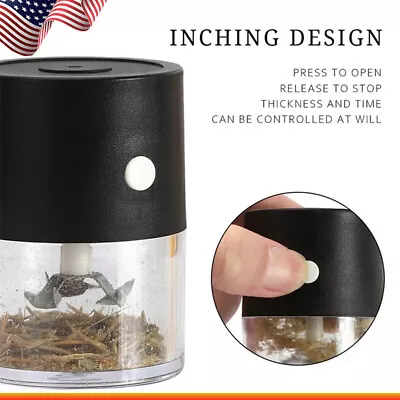 New Portable Electric Auto Herb Spice Grinder Crusher Machine USB Rechargeable • $7.58