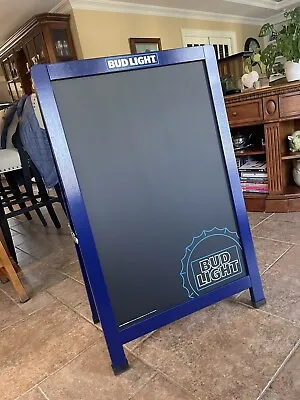 Bud Light Bar Sign A-Frame Two-Sided Chalkboard Easel • $65