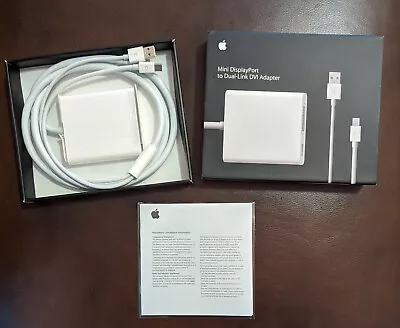 Apple Mini Display Port To Dual Link DVI Adapter - Open Box - MB571Z/A • $25.50