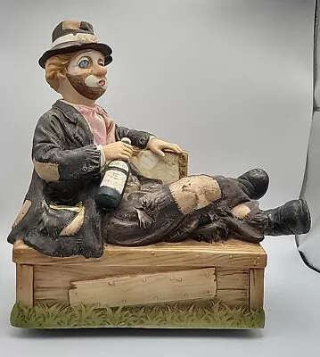 Vintage 1980’s Melody In Motion “Willie The Hobo” Music-box Porcelain #7001 Read • $45