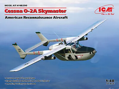 ICM 1/48 Cessna O-2A Skymaster American Reconnaissance Aircraft # 48290 • £32.99