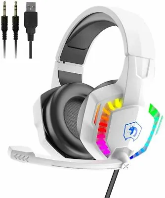 MAMBA CY907 Gaming Headset For PS4 Xbox One PC 3.5mm Game Headphones Headsets AU • $28.70