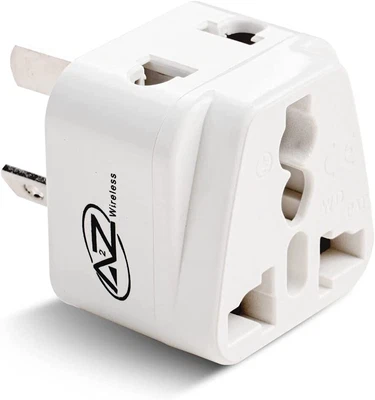 $11.93 • Buy A2Z Wireless Travel Adapter With Universal Input For UK, US, EU To Australia AU
