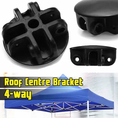 £7.25 • Buy Pop-up Gazebo Spare Parts Replacement 4-Way Centre Connector Joint Bracket Black