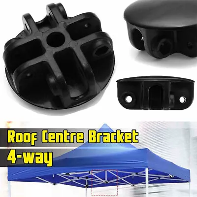 £7.25 • Buy Pop-up Gazebo Spare Parts Replacement 4-Way Centre Connector Joint Bracket Black