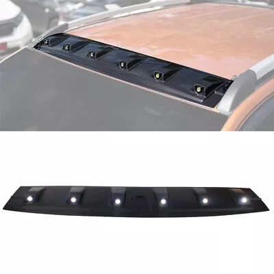 Front Roof Spoiler Cover With LED To Suit For Ford Ranger 2012-2022 PX2 Wildtrak • $129.99