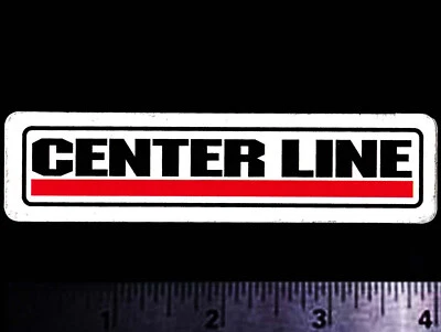 CENTER LINE Wheels - Original Vintage 1980’s Racing Decal/Sticker - 4 Inch Size • $4.50