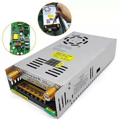 Adjustable Power Supply DC Precision Variable Digital Lab Adapter 0-48V 10A • $51.30