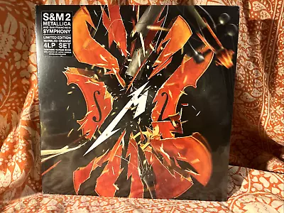 SEALED S&M2 Metallica ORANGE 4 X LP Vinyl Record BOOK NEW Metal S & M 2 Symphony • $44.99