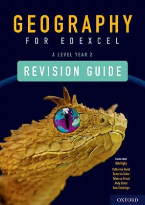 Geography For Edexcel A Level Year 2 Revision Guide By Catherine Hurst • £21.47