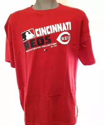 Mens Majestic Cincinnati Reds MLB Authentic Collection Baseball Tee T-Shirt • $19.99