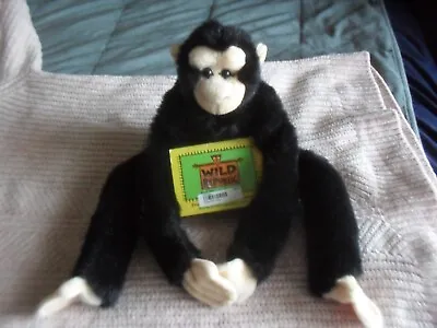 Wild Republic K&m International Plush Monkey - Black • $7.99