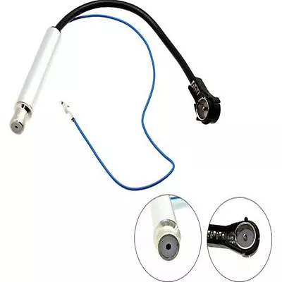 Amplified Iso-Iso Aerial Extension Adaptor Antenna To Fit Volkswagen Golf 92-03 • $6.21