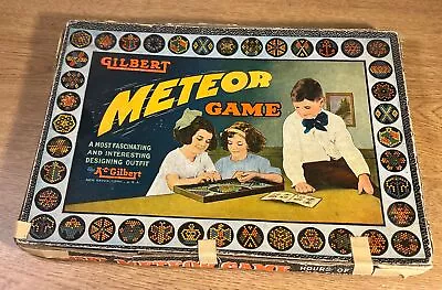 1920's A.C. Gilbert Meteor Game 6327 Cardboard Box Set New Haven CT • $19.99