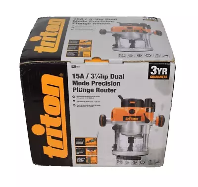 Triton TRA001 3-1/4 HP Dual Mode Precision Plunge Router 3-1/4HP Plunge Router • $299.95