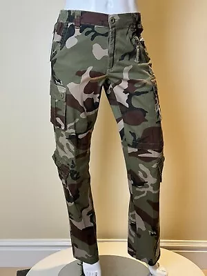 OCHENTA Women's Military Baggy Cargo Pants Pockets Camo US 4.   (62) • $79