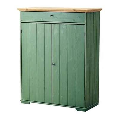 £100 • Buy HURDAL IKEA - Green Storage / Linen Cabinet