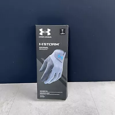 Under Armour Storm Mens Golf Gloves Pair Grey Size Medium New! • £14.99