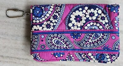 NEW VERA BRADLEY Retired  BOYSENBERRY Quilted ONE FOR THE MONEY Taxi Wallet • $17.99
