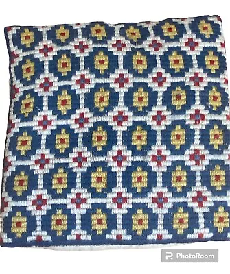 Vintage Needlepoint Cushion Cover Filled 30x28cm-208 • £30