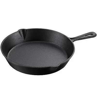 £14.89 • Buy Cast Iron Skillet Frying Pan Oven Safe Cookware For Indoor & Outdoor Use 10 Inch