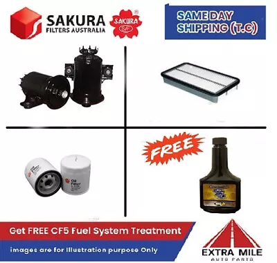SAKURA Filter Kit For HOLDEN NOVA LG 4A-FE Cyl4 1.6L Petrol 1994-1997 • $60.86