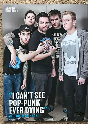 A DAY TO REMEMBER - 2011 Full Page UK Magazine Poster • $4.99