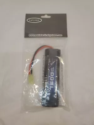 Battery New Matrix Airsoft High Discharge 9.6 Volt 1600 MAh NiMH Small Yamiya • $17.99