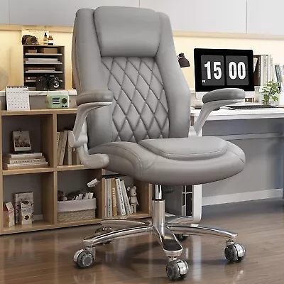 Home Office Chair PU Leather Desk Computer Task Ergonomic Lumbar Support Chair • $149.99