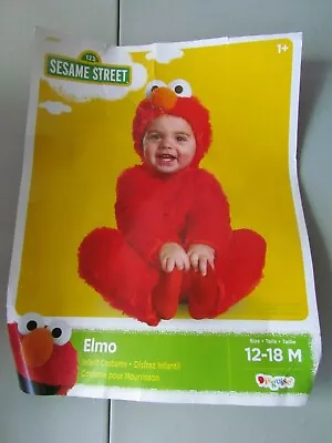 Halloween Costume Infant Elmo Costume Sesame Street 12 18 Months • $24.49