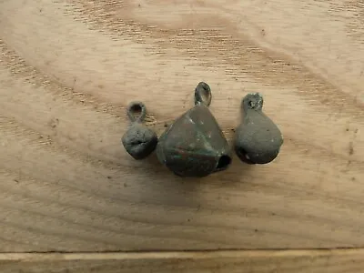 Antique Fine Set Of Three Medieval Decorative Bells C 11-12AD • $62