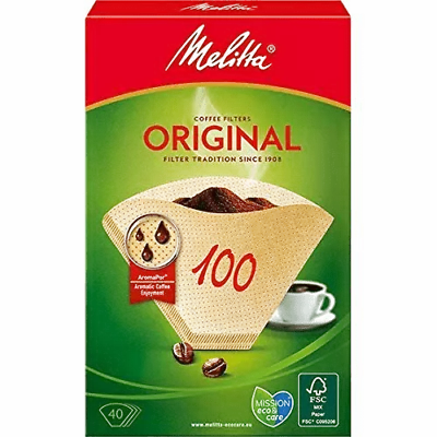 Melitta 100 Brown Coffee Filters Cones (pack Of 160 Filters)   Mel6627300x4 • £5.50