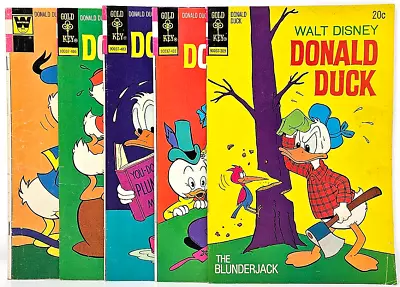 5 Gold Key Walt Disney Donald Duck 151 154 155 156 159 Bronze Comics Carl Barks • $11.99