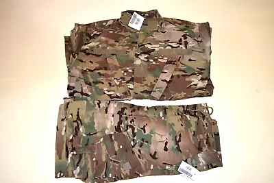 Us Army Ocp Multi-cam Fracu Uniform Set Flame Resistant W/flap Sz: Medium Short • $50