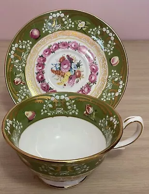 Coalport China Museum ‘Rose. Garland’ Tea Cup & Saucer Ltd Edition  • £25