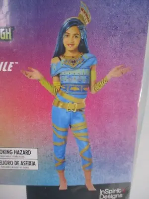 Monster High Cleo De Nile Costume Small 6 Girls Blue Suit Necklace Headpiece New • $21.99