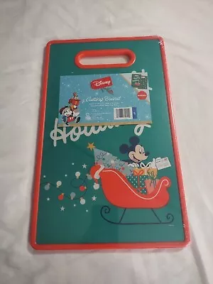 NEW Mickey Mouse Double-Sided Cutting Board Reversible Disney 14x9  Plastic NIP • $7