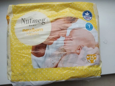 £0.99 • Buy Nutmeg Newborn Baby Nappies