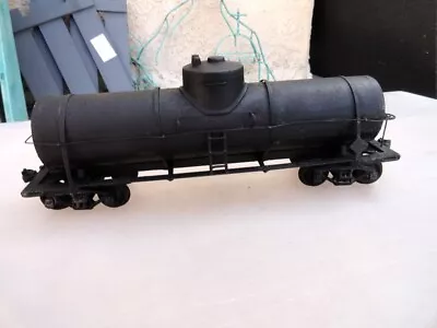 Vintage All-wood And Metal 2-rail Tanker Tank Car Unlettered - O Scale And Heavy • $18.99