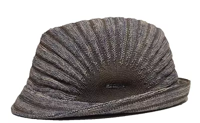 Kangol Men's / Unisex Marl Stripe Duke Charcoal  Fedora Hat Size L • $30