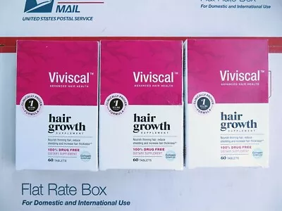 Viviscal Womens 60 Tablets 3 Pack 180 Tablets Total Exp 08 /2025 • $85