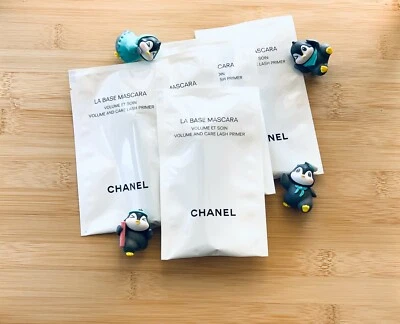 $9 • Buy NEW 5 SAMPLES/ CHANEL  LA BASE MASCARA Volume And Care LASH PRIMER NEW