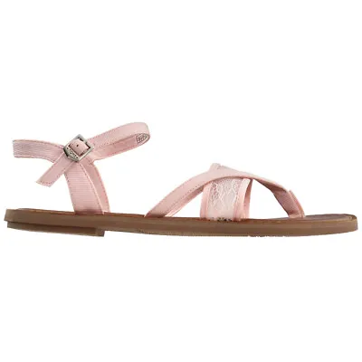 TOMS Lexie Flat  Womens Pink Casual Sandals 10010183 • $14.99
