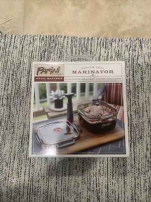 $14 • Buy PARINI Cookware 2.6 QT VACUUM SEAL MARINATOR Meat Vegetables Fish Poultry Beef